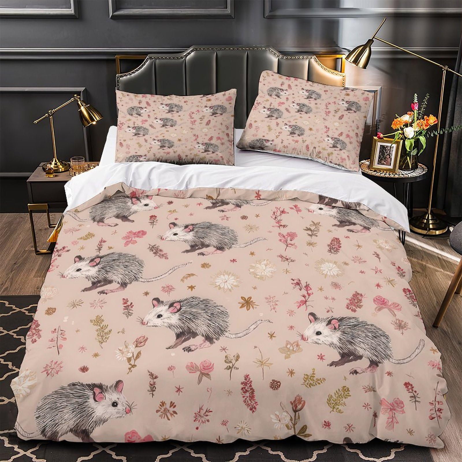 Linge de lit rongeurs sauvages pour transformer la chambre enfant