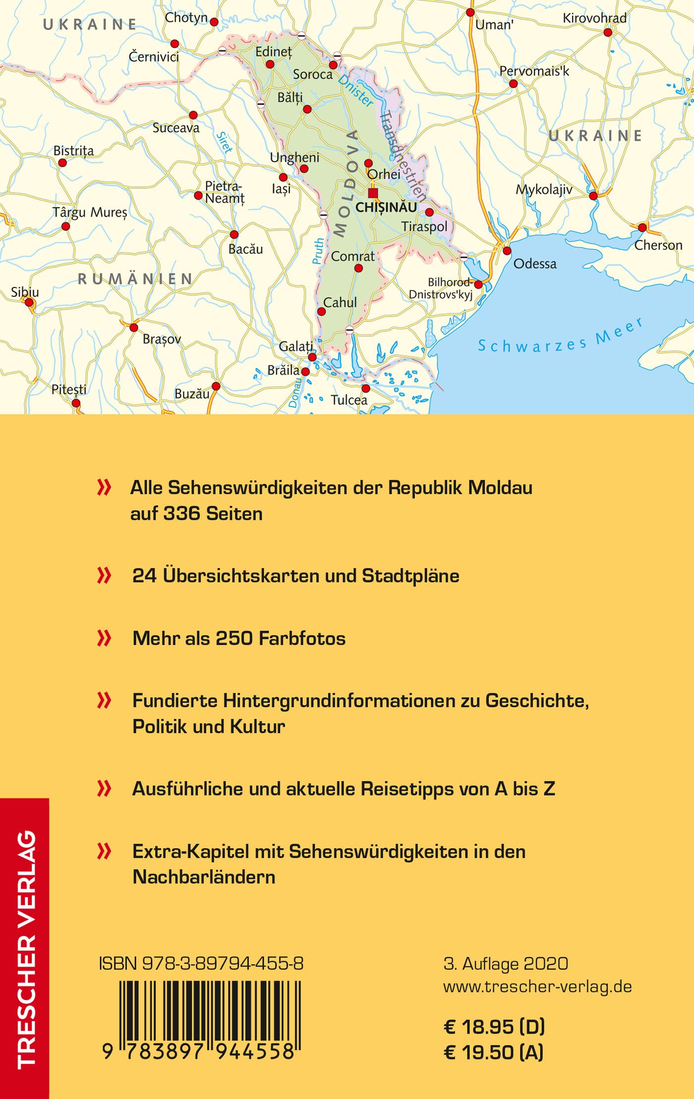 Reiseführer Moldova: Mit Chisinau, ganz Bessarabien und Transdnestrien