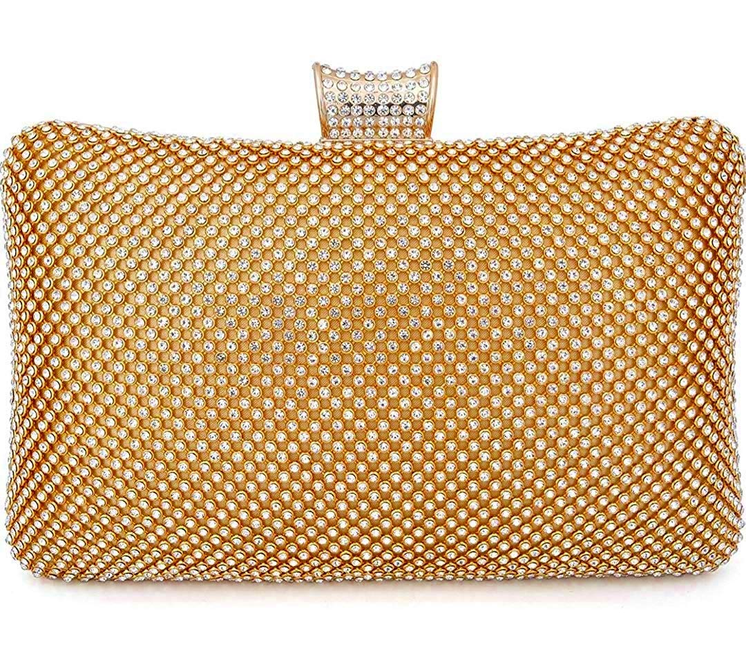 TOOBA Womens Beautiful Flower Box Clutch Bag | Detachable Chain Sling Strap| Ladies Purse Wallet (B07STP2M3K) Amazon Price History, Amazon Price Tracker