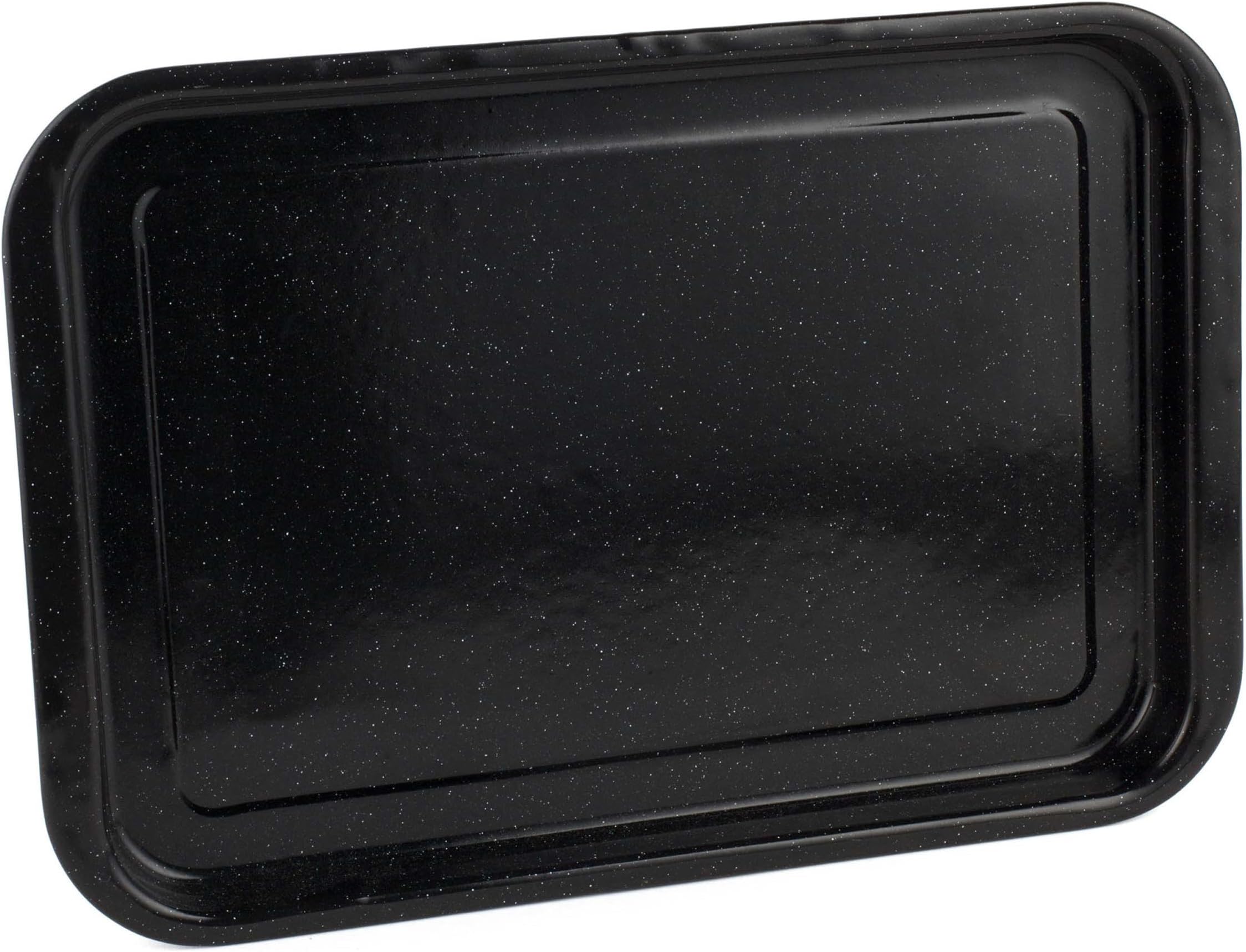 CW11471 36cm Baking Tray - Non-Stick Vitreous Enamel Coated Steel, Easy Clean, Oven Safe, Flat Large Oven Tray, for Roasting, Baking, Cookies, Vegetables, Chips, Strong & Durable