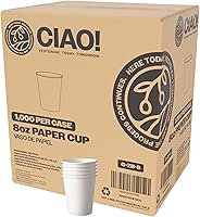 Vista 21 de CIAO! - Vaso para café con tapa de sorbo de cúpula negra, 10-24 onzas (90mm), 1000