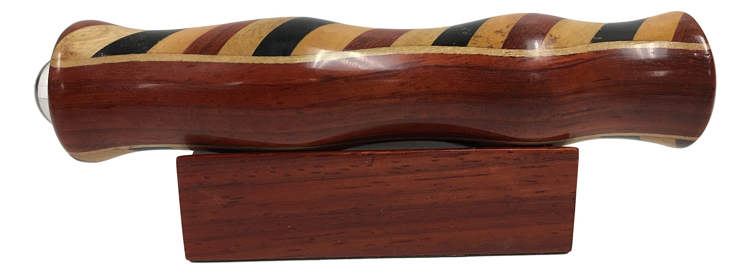 Kaleidoscope Teleidoscope in Solid Padauk Wood, 5 1/2 Inches Long, Inlaid Padauk, Jalneem, and Ebony. Handcrafted in U S A !