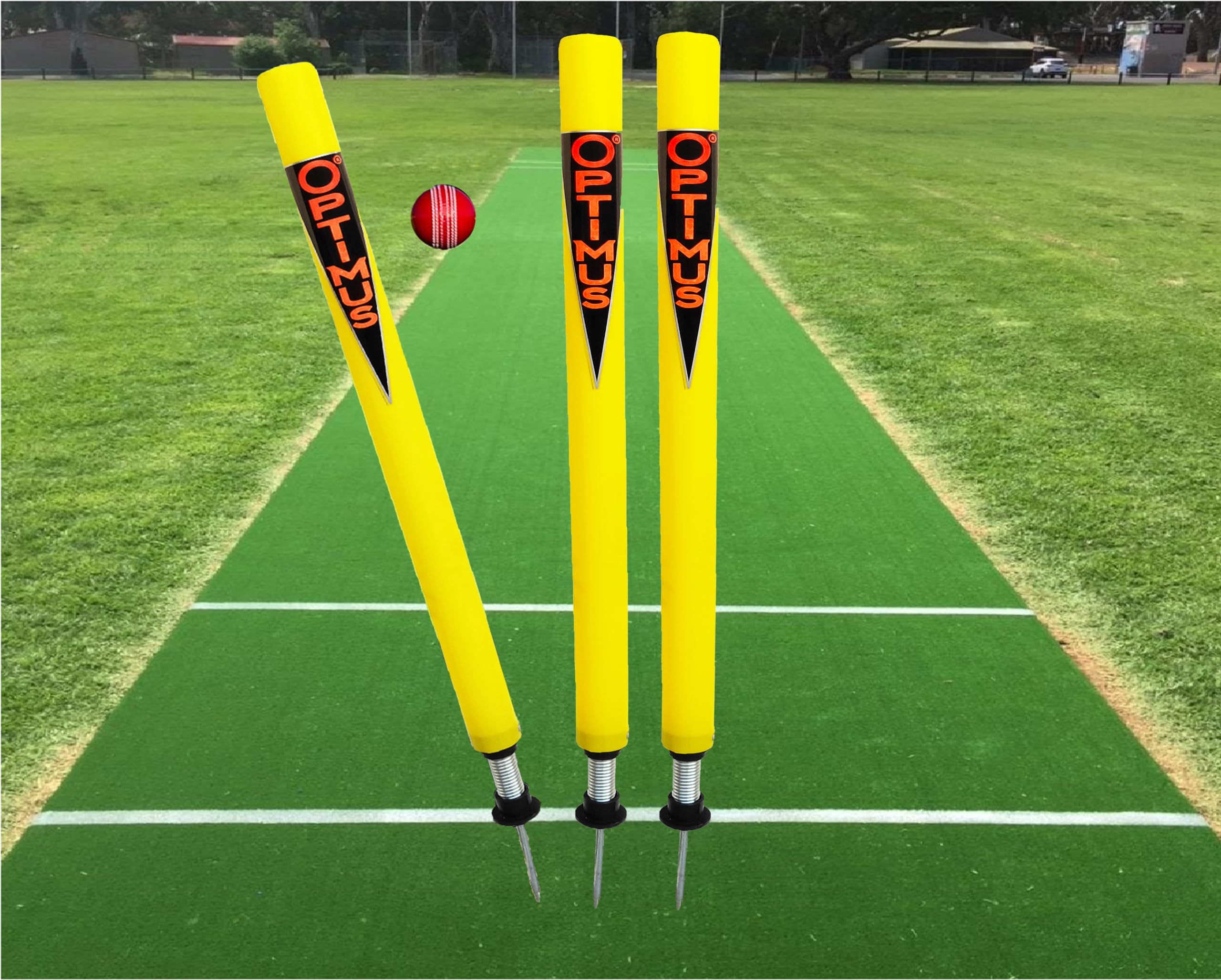 Optimus® Cricket Plastic Target Stump Wicket 3 Pcs-Flexible Steel Spring & Ground Spike - AB (B0CK5TFVX7) Amazon Price History, Amazon Price Tracker
