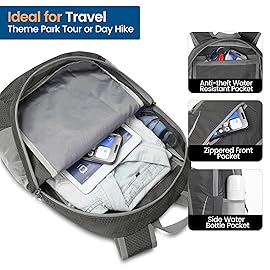 ZOMAKE Ultra Lightweight Packable Backpack 25L, Foldable Hiking Backpacks Water Resistant Small Folding Daypack for Travel(Dusty grey)