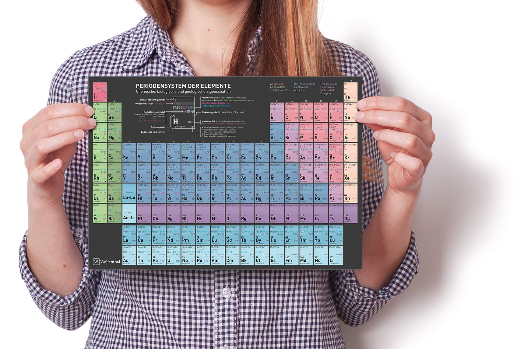 Tavola Periodica Elementi 2025 Plastificata A4 - Con Nuovi Elementi, Bilingue - Foto 5