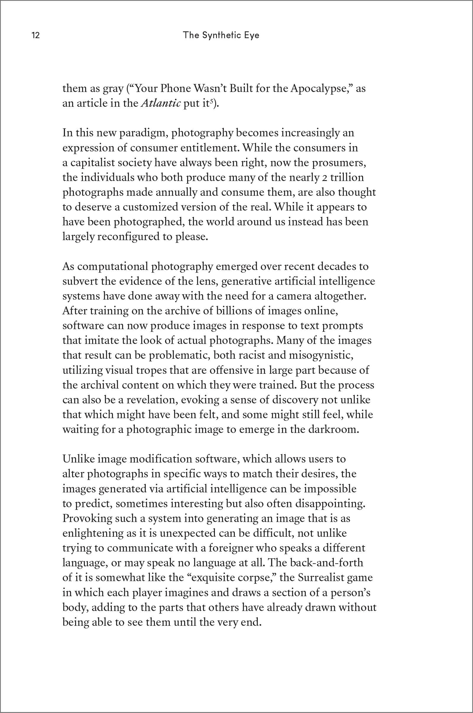 The Synthetic Eye: Photography Transformed in the Age of AI
