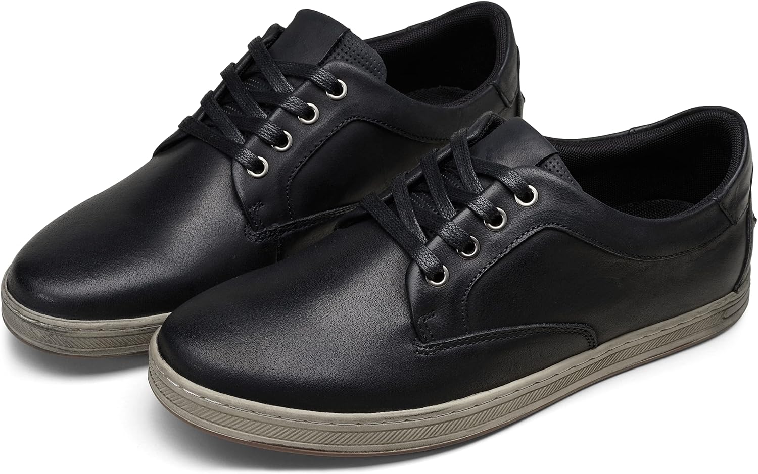 Jousen Men's Fashion Sneakers Leather Retro Casual Shoes for Men Breathable Dress Mens Sneakers - Image 5