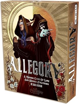 Calliope Games Allegory - Fantasy Strategy Card Game - Tabletop Bidding Card Game for Kids & Adults - 2-6 Players - from The Makers of Tsuro and Roll for It!