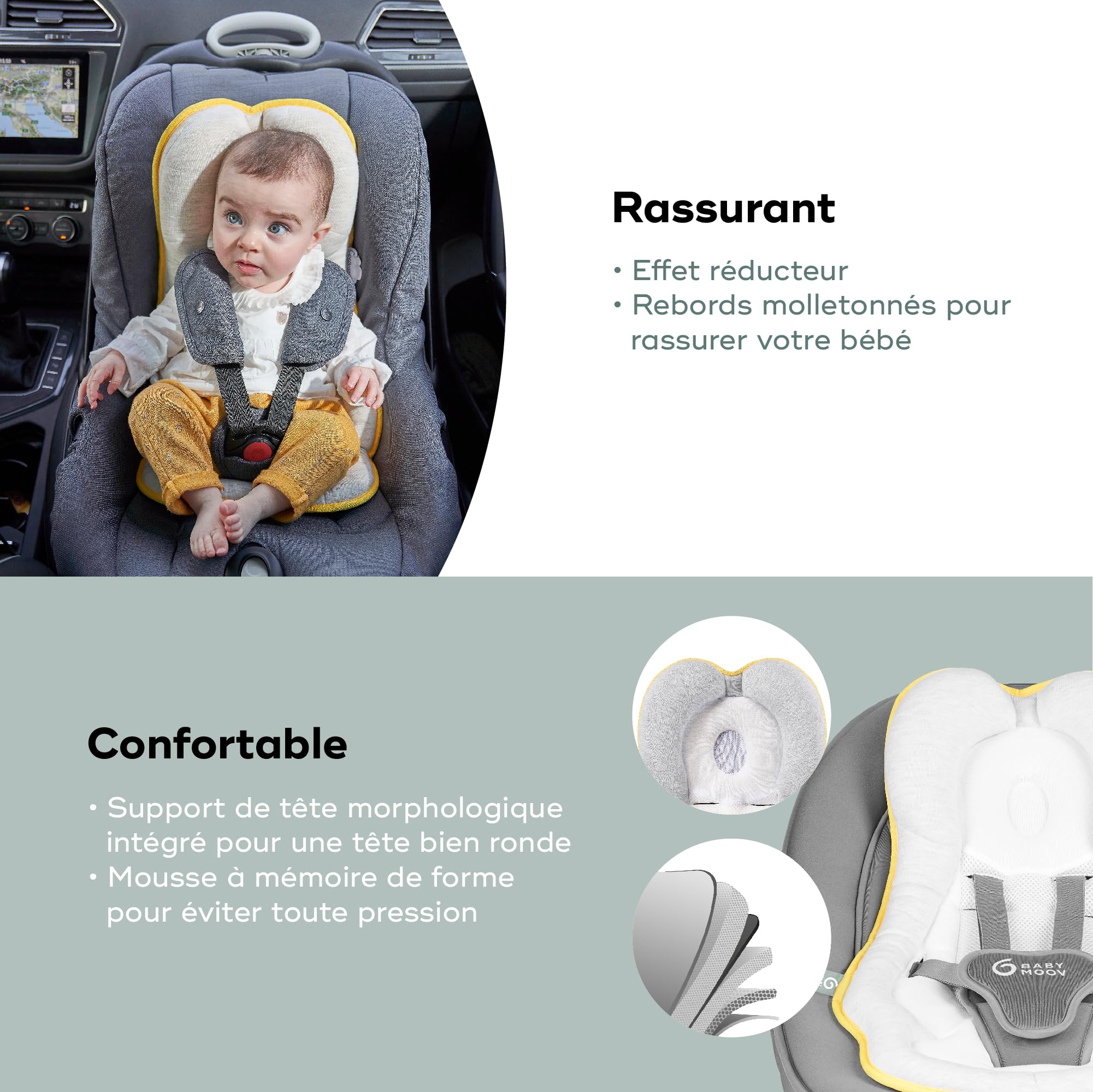 Babymoov Cosymorpho Fresh Smokey Réducteur Universel pour Bébé