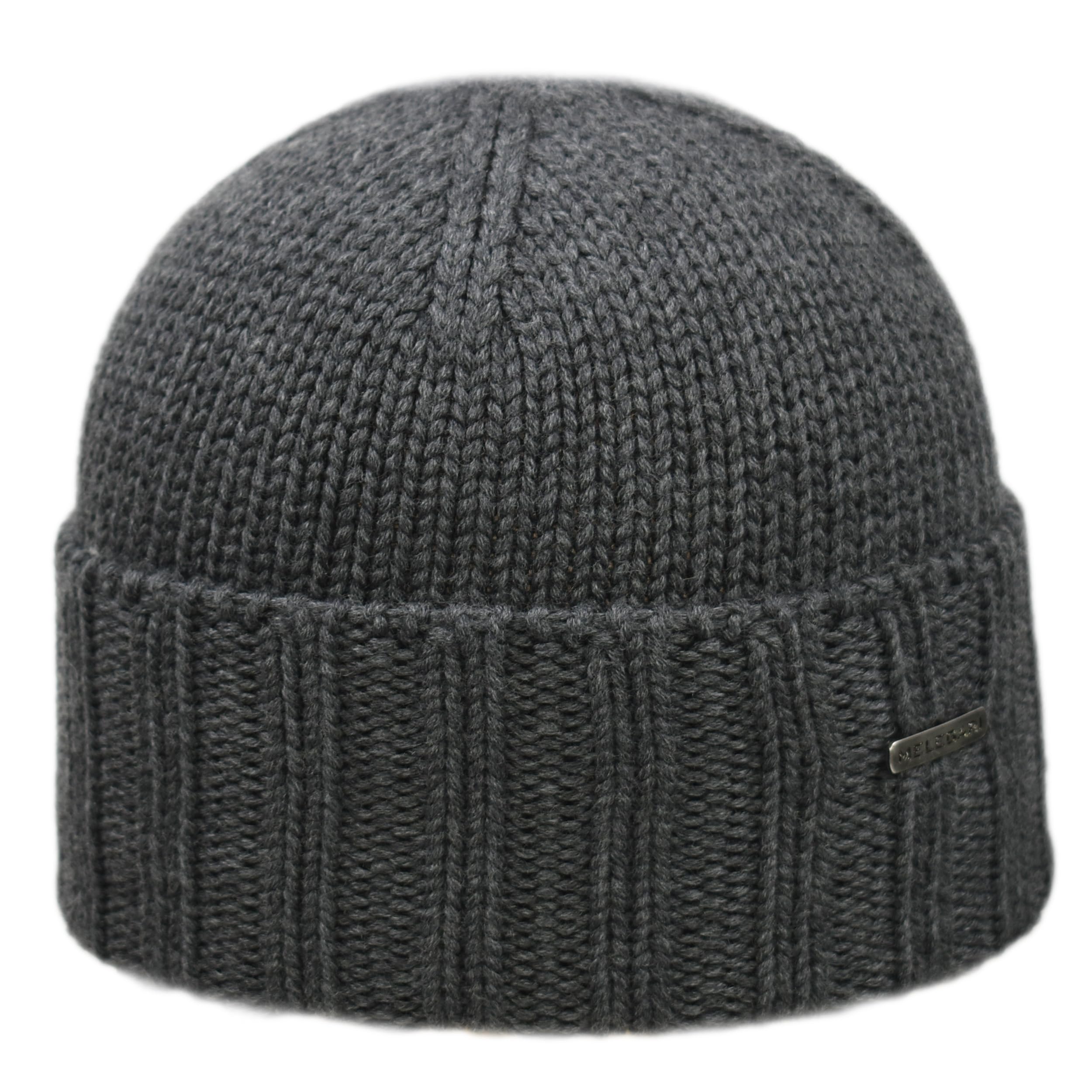 MELEGARI Gorro gorro borde alto | Beanie Varese | pura lana merino | Made in Italy
