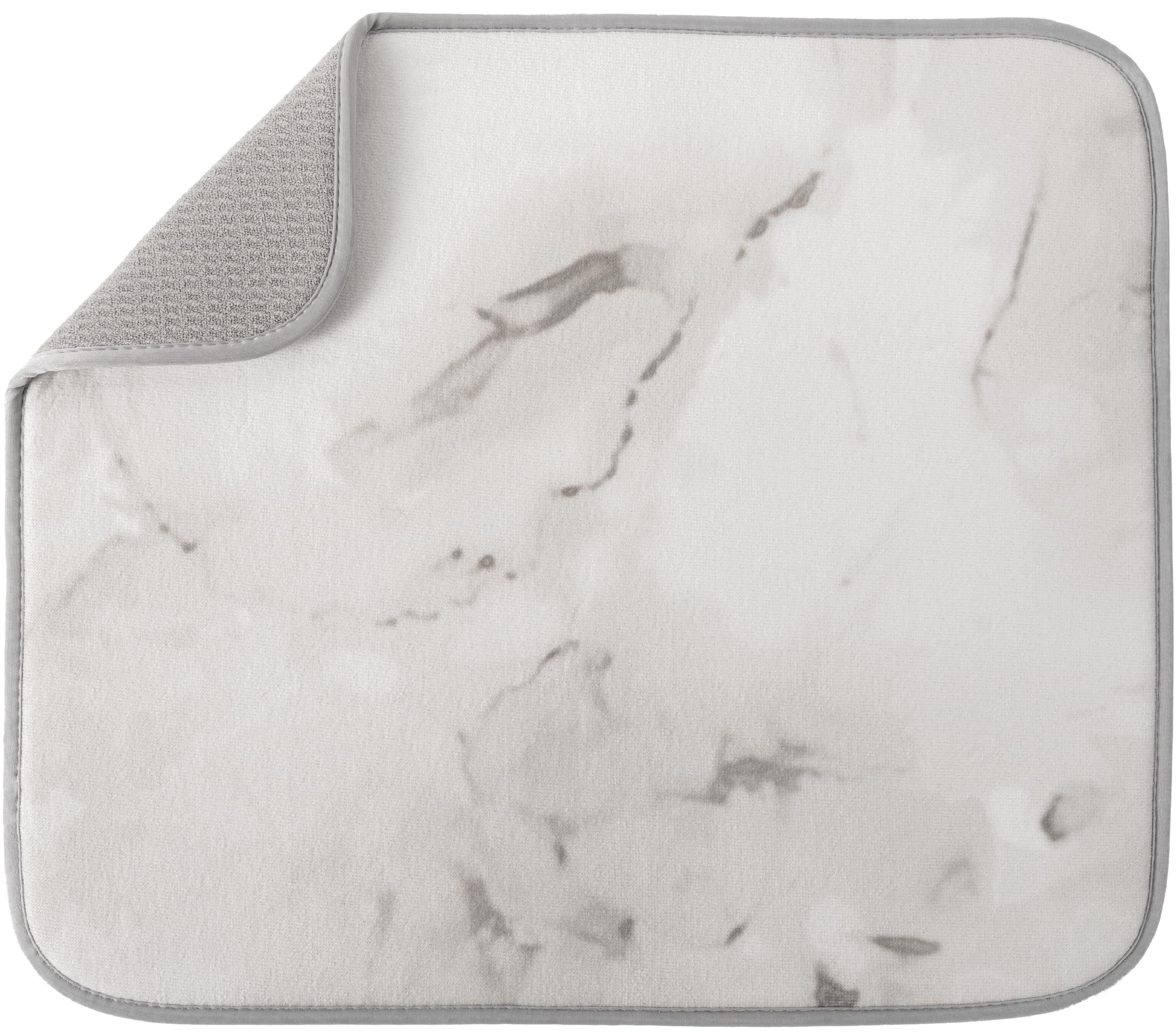 Tapis de séchage de vaisselle en microfibre crème 40x45 cm S&T INC.