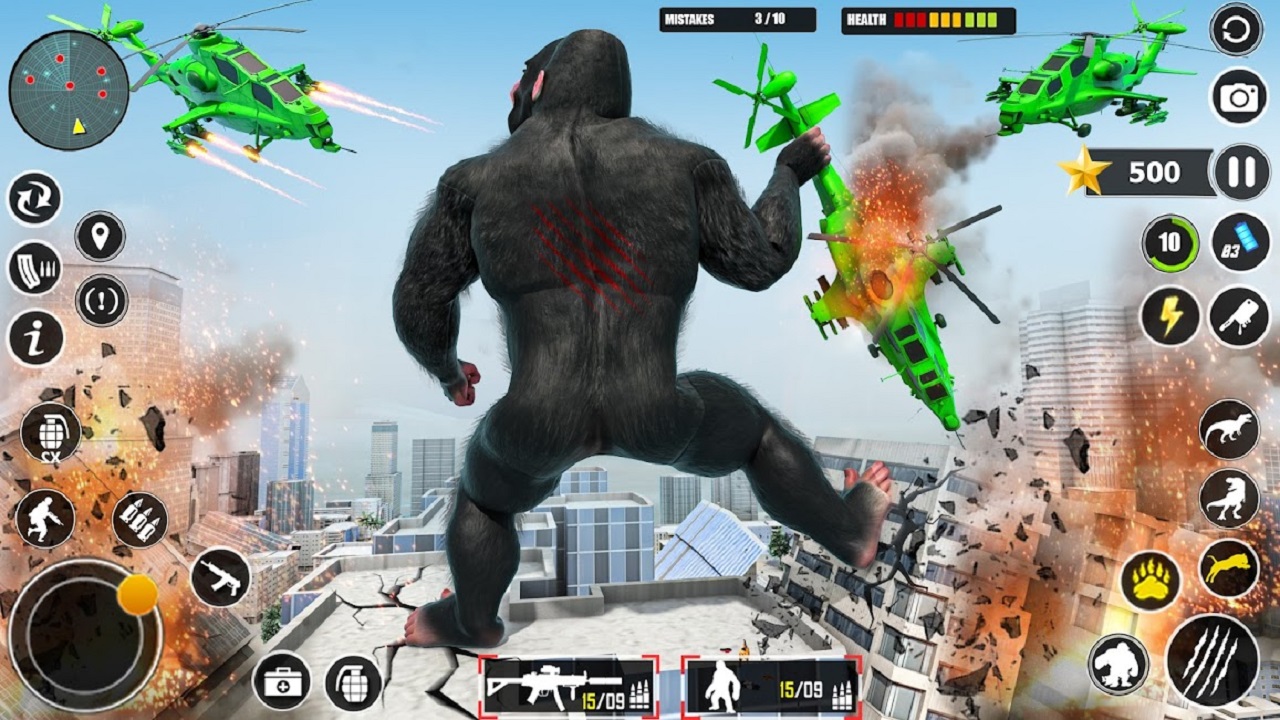 Angry Gorilla Attack City Smasher: Monster Gorilla City Attack
