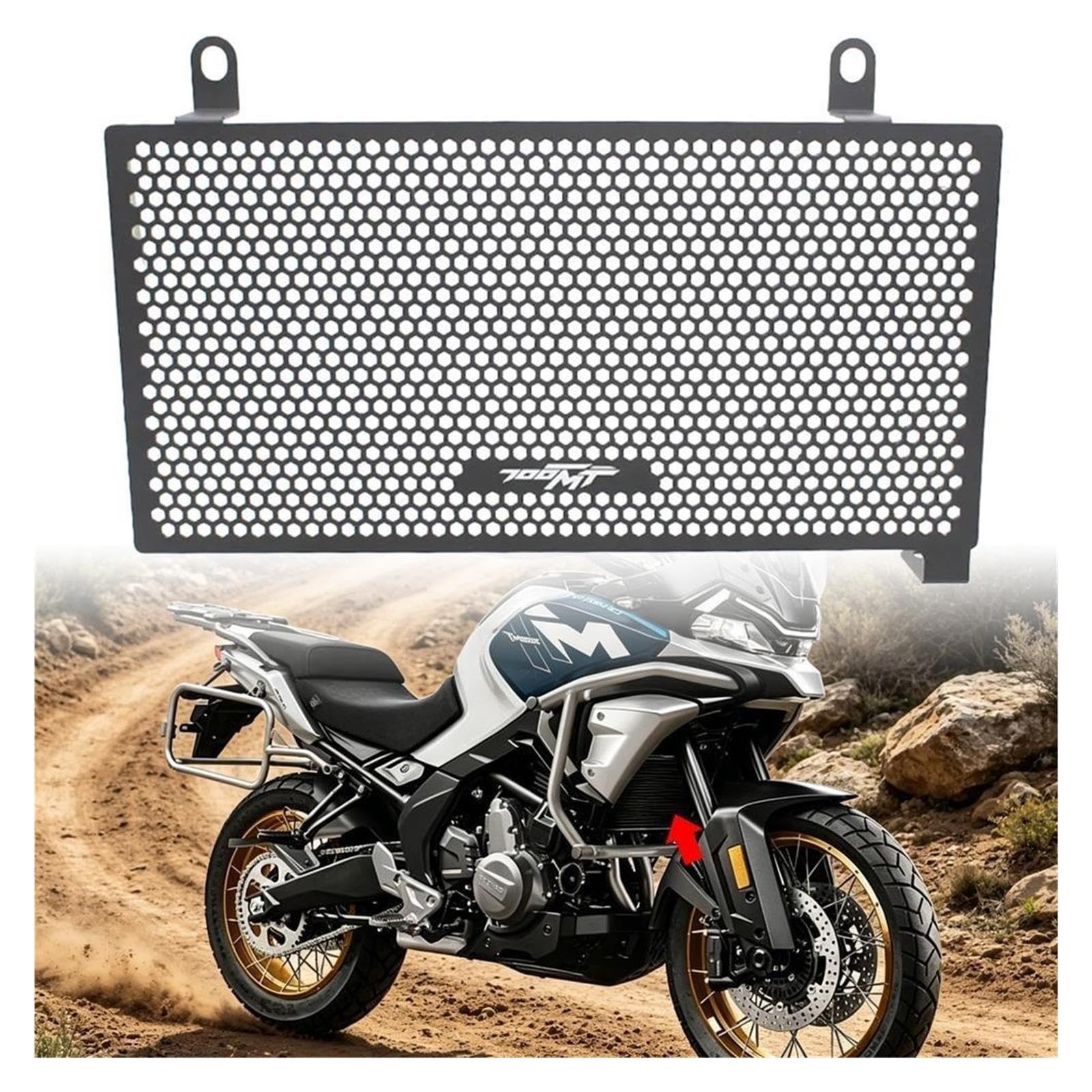 Dla CFMOTO MT700 2025- osłona Osłony Chłodnicy Motocykla