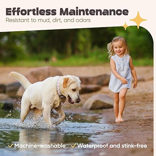 Miniatura 7 de Collar de perro para perros medianos y grandes, patrón acolchado de algodón con flores en collares de larga duración, ajustables, fuertes y