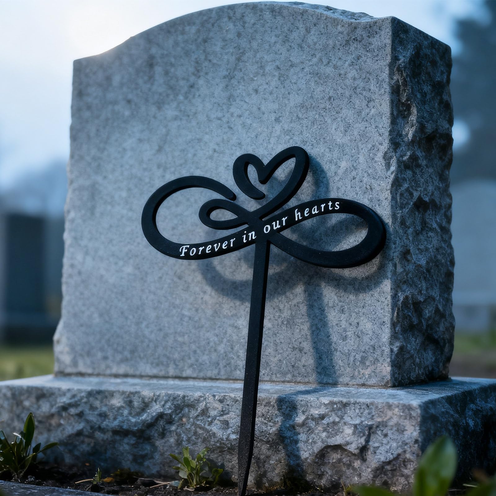 Targa Commemorativa Metallo Decorazione Funeraria per Cani Gatti Resistente alle Intemperie Segno Memoria Duraturo per Tomba Giardino Cortile Esterno Prato
