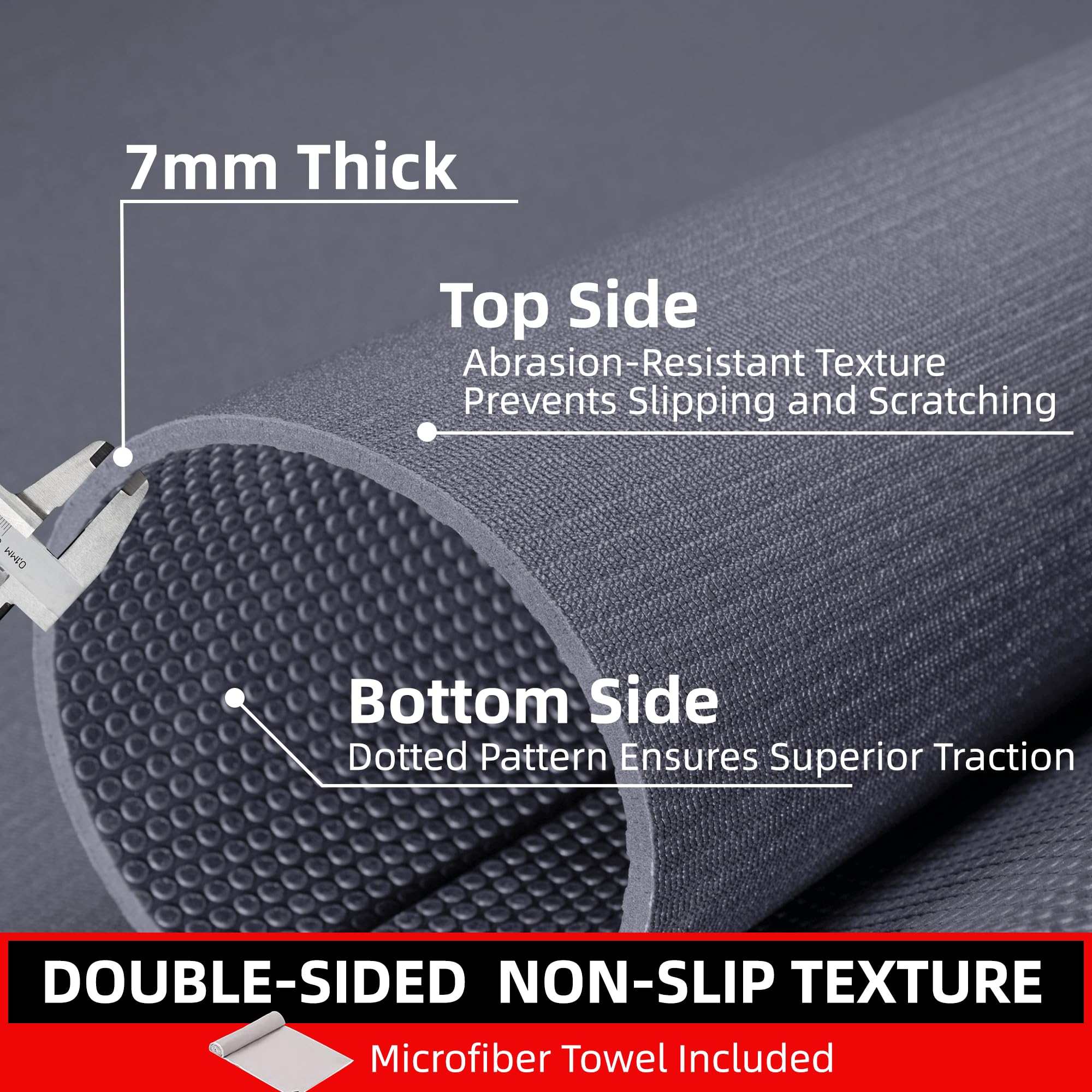 GymCope Exercise Mats - Large & Durable -6
