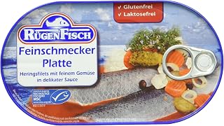 Rügenfisch Gourmet Plate, Herring Fillet with Fine Vegetables, 200 g