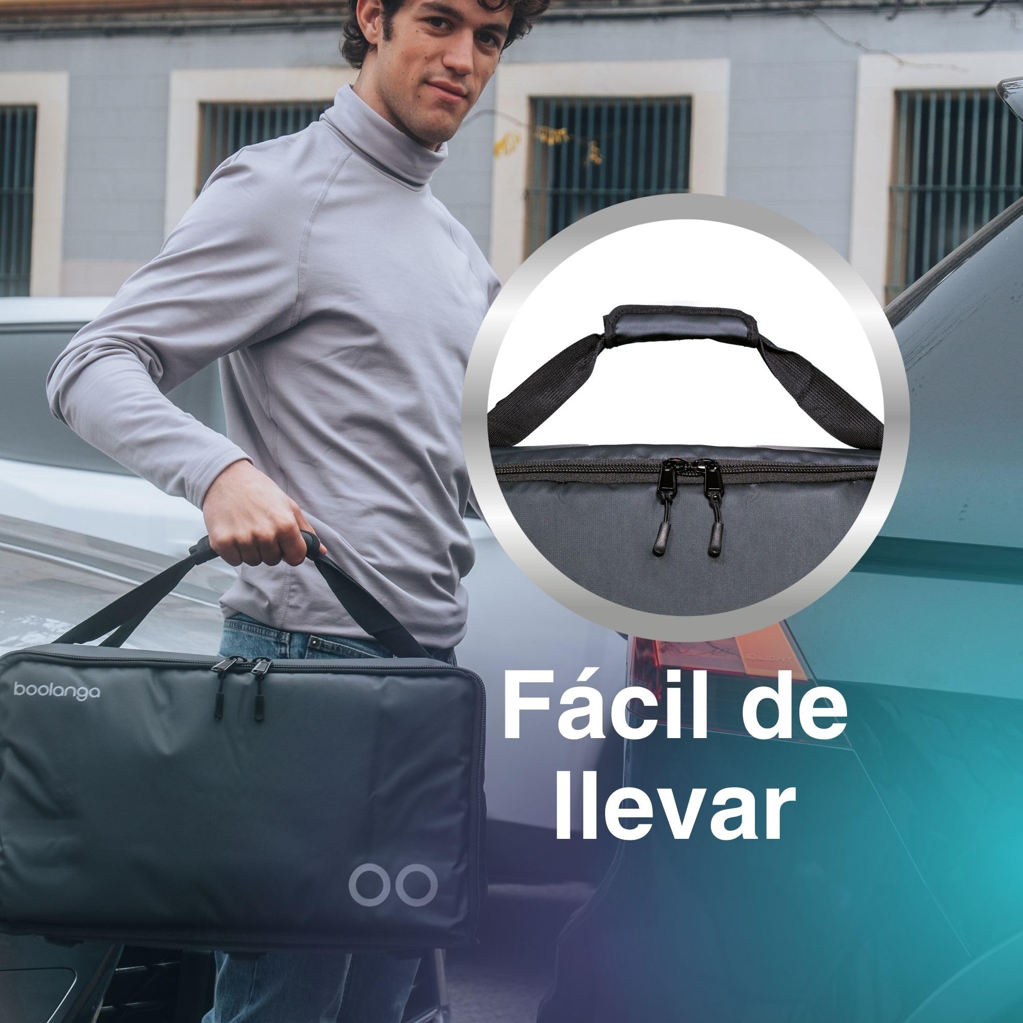Bolsa de Entrega aislada para Coche, Bolsa de Entrega Que Mantiene tu Comida Caliente y fría Durante Horas. 100% Repelente al Agua. Vol. 48 L. Diseñada para mensajeros