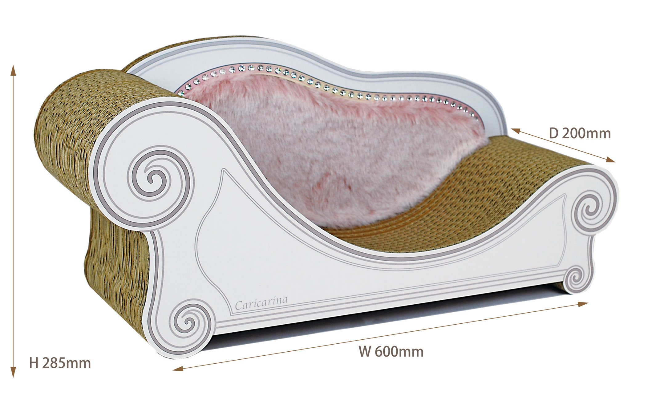 Amazon | カリカリーナ 爪とぎ ルーチェ ペールピンク スタンダード