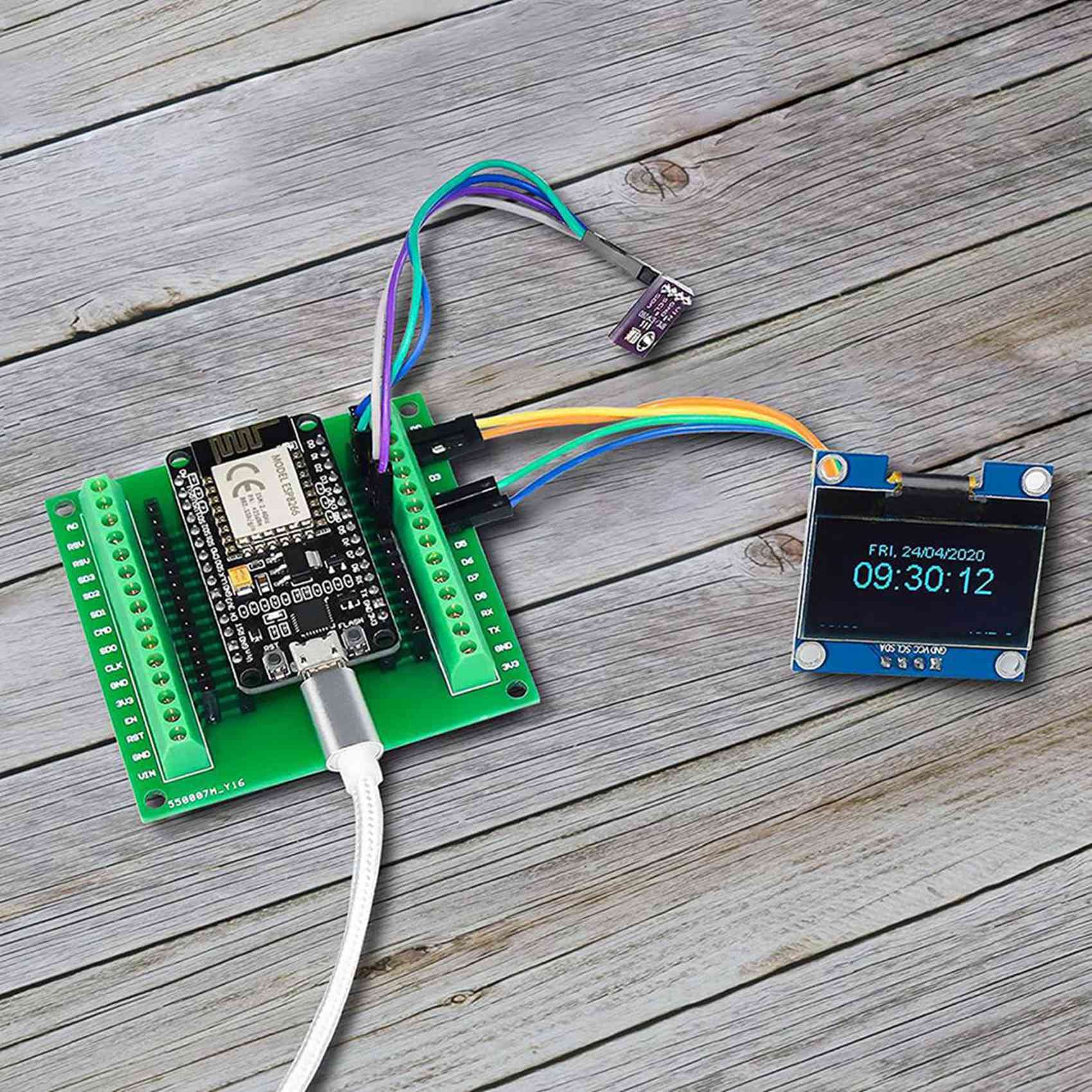 Schede Breakout ESP8266 GPIO 1 A 2 - Per ESP-12E NodeMCU, Doppio Strato, Connessione A Vite - Foto 9