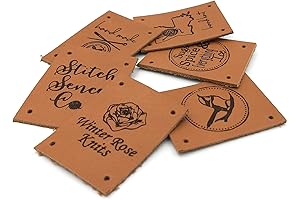 Personalized Leather Labels for Clothing with Logo