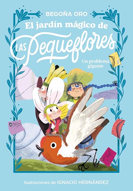 Portada de El jardín mágico de las pequeflores. Un problema gigante