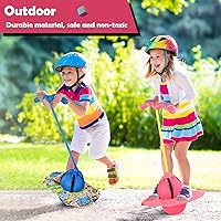 Vista 7 de Pogo Jumper con asa y bomba de bola, juguete de salto alto, tablero de truco, bola de rebote Pogo segura y divertida para niños, niñas y adultos