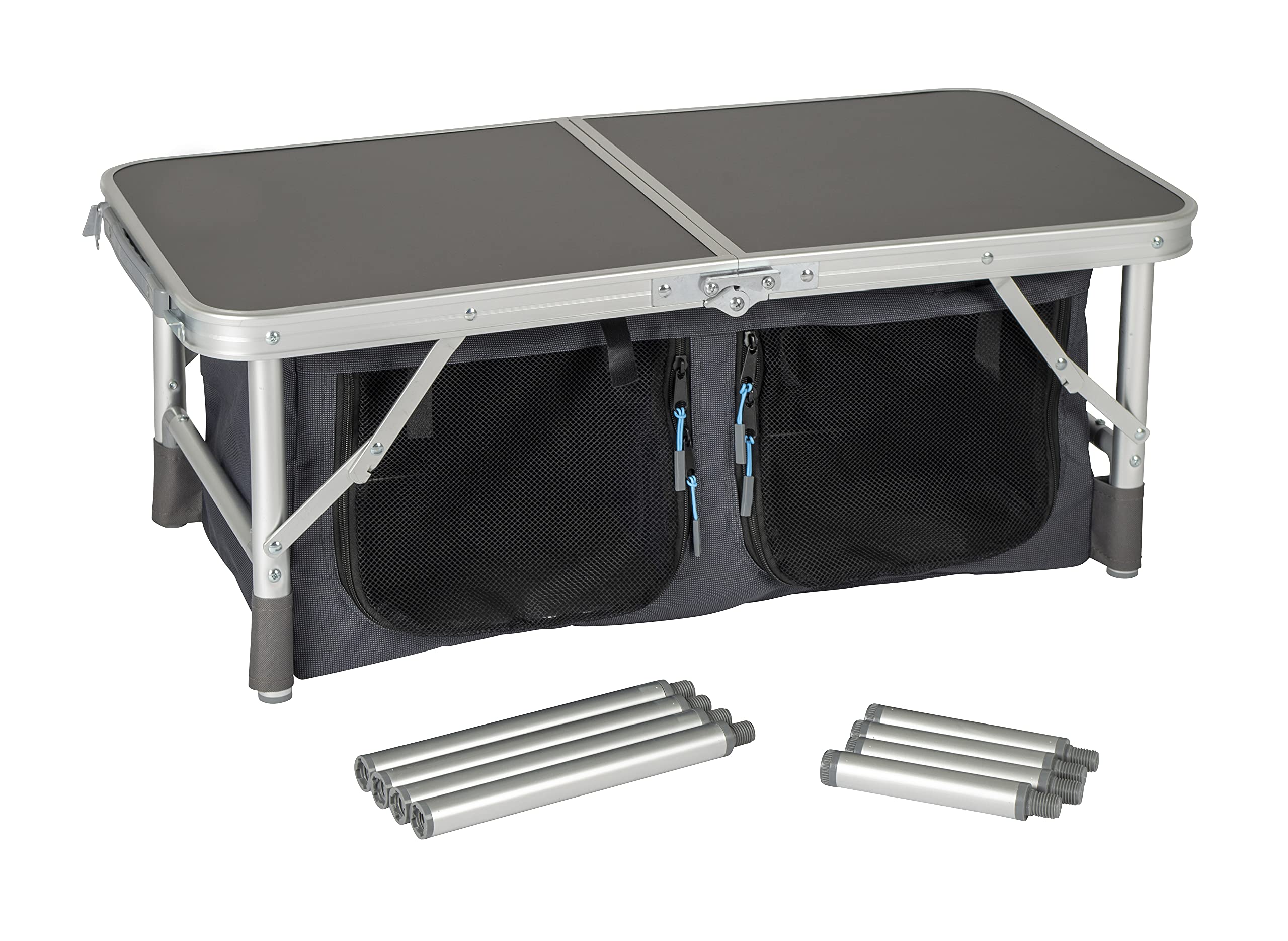 BO-Camp Mobilier de Camping BC Tisch-Seite/Schrank anthrazit