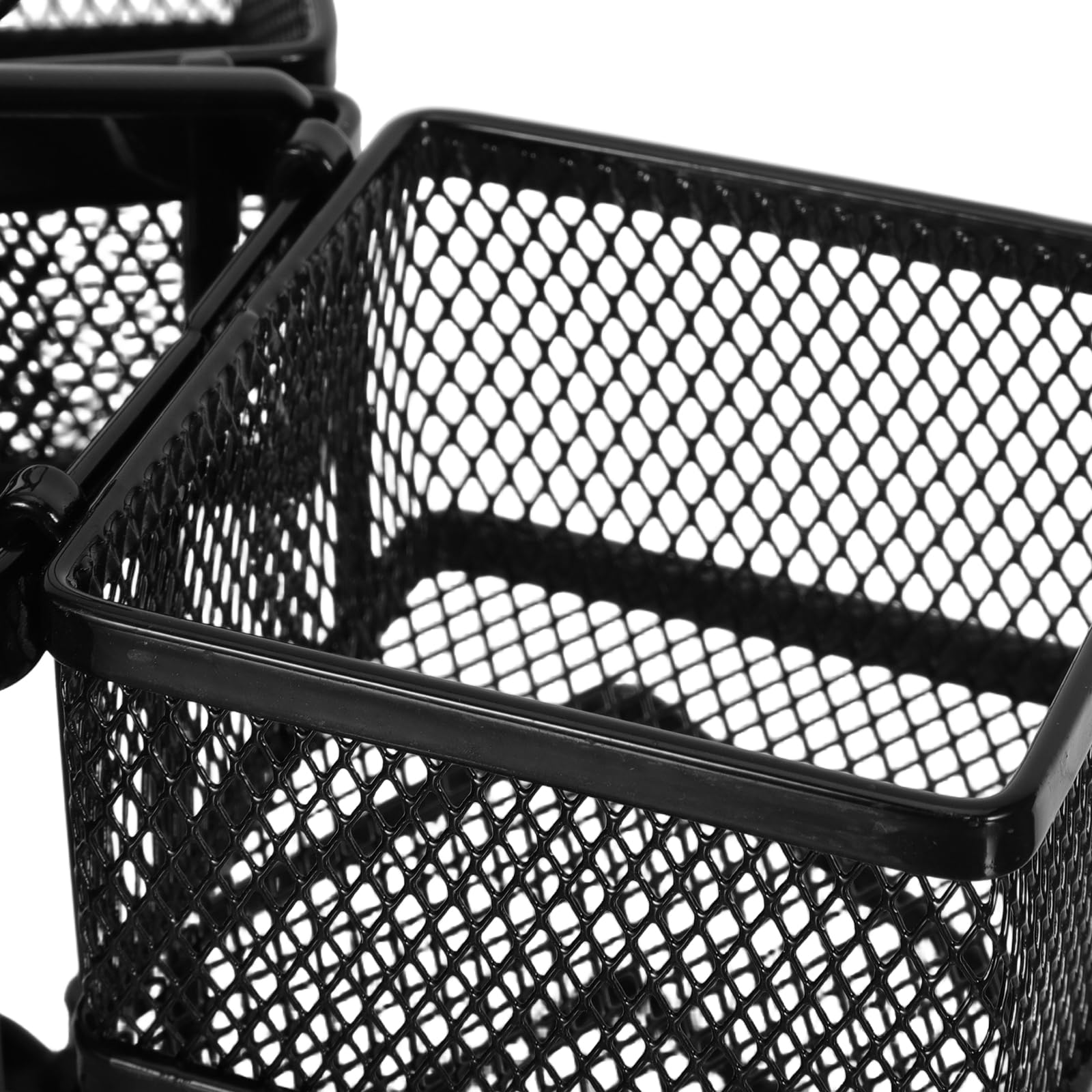 Gatuida Organizador Giratorio para Bolsitas de Té de Metal 6 Cestas Extraíbles, Soporte Vertical para 72 Bolsitas, Expositor Desmontable para Encimera de Cocina y Estación de Café