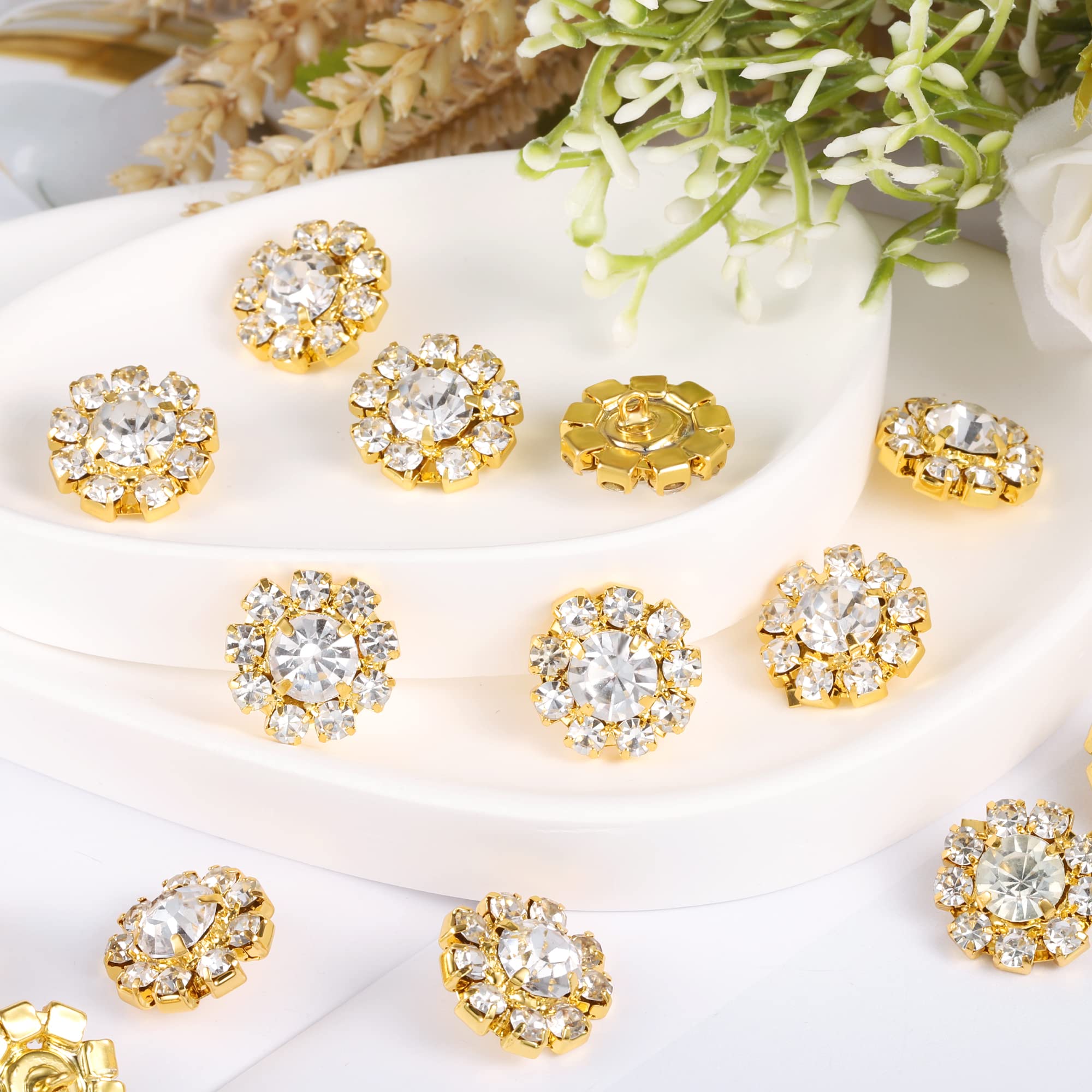Fleurs Strass Dos Plat Cristal Orneents De Boutons En Strass Pour La Fleurs Strass Dos Plat Cristal Orneents De Boutons En Strass Pour La