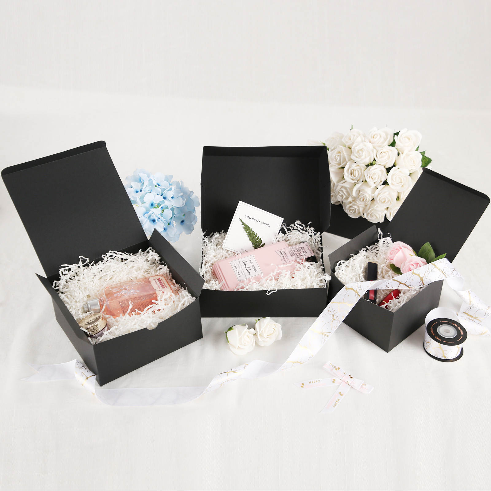1 Pieza - Caja De Regalo Sorpresa Halloween Fiesta Caja De Embalaje De Regalo Negro Rojo Y Blanco. Temporada De Bodas, Caja De Embalaje De Regalo Sorpresa De Fiesta De Navidad. Caja