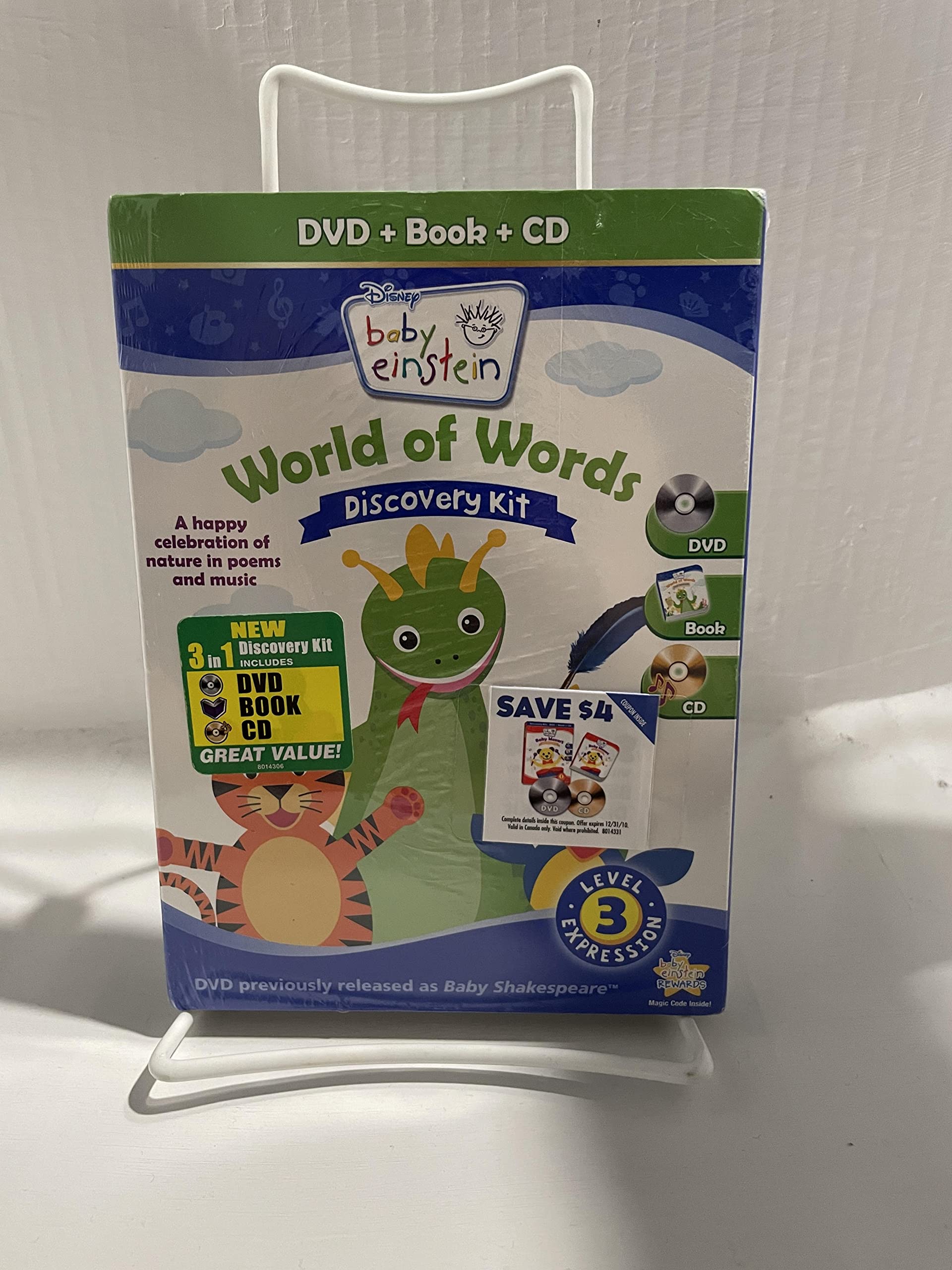 Amazon.com: Baby Einstein: World of Words Discovery Kit (DVD / CD