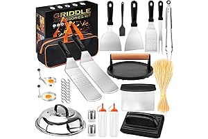 LANNEY Premium BBQ Griddle Accessories Kit