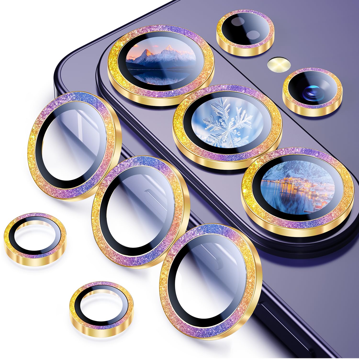 Uyiton for Samsung Galaxy S26 Ultra Camera Lens Protector, Unique Design