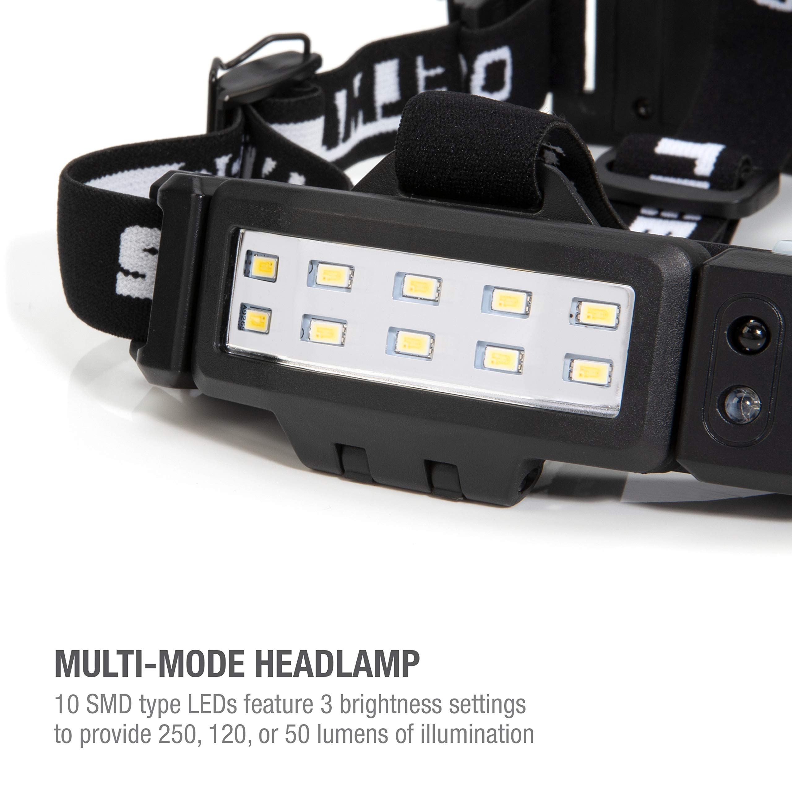 Steelman Pro LED-Scheinwerfer mit Blinker hinten und 3 AA-Batterien 79052