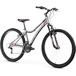 Bicicleta De Llantas Anchas Precio Anakon Bicicleta montaña SHIMANO PREMIUM 27.5" mujer,  Aluminio, 21v., Frenos V-Brake, Suspensión Delantera, gris, (varias tallas)