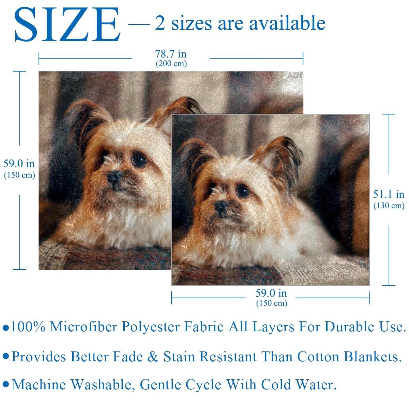 Couverture polaire super douce pour chien Shih Tzu Chiot