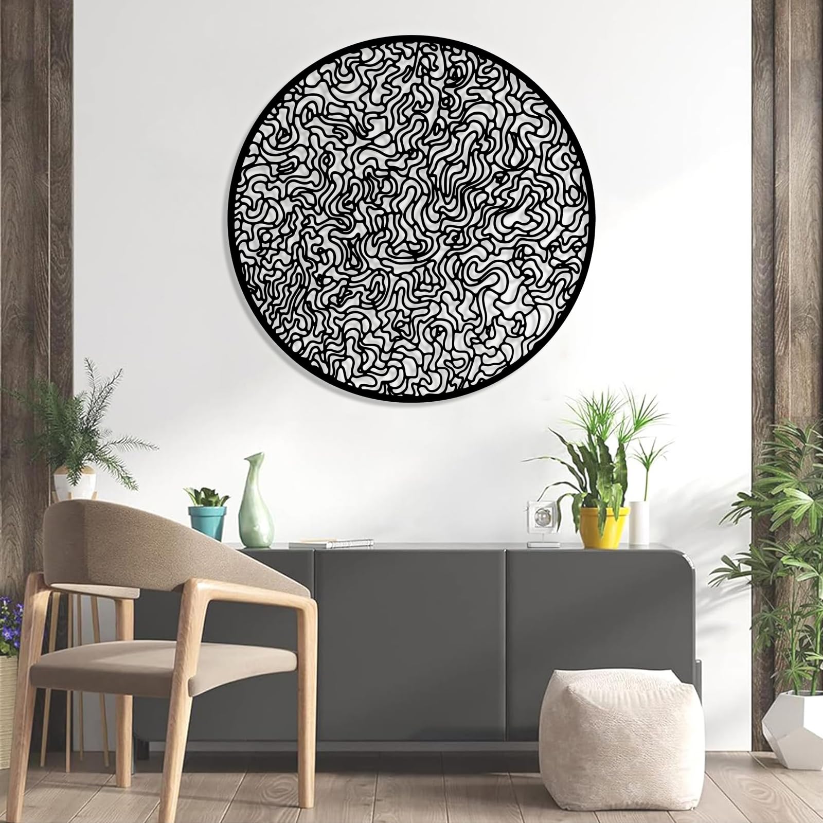 Large Round Wall Decor