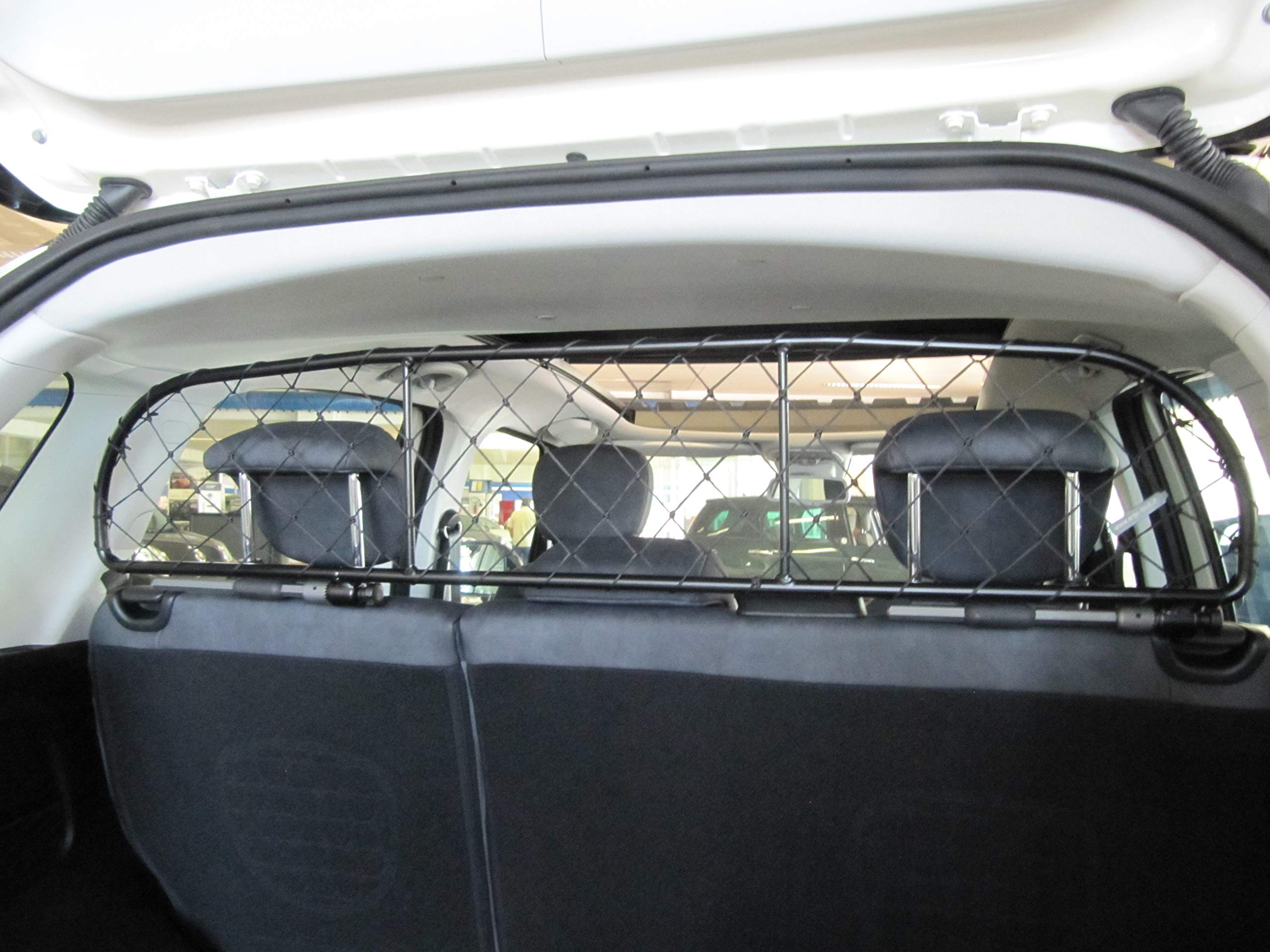 ERGOTECH Divisorio Griglia Rete Divisoria per Fiat 500L, RDA65-XS8, per Trasporto Cani e Bagagli. Sicuro, Confortevole, garantito!