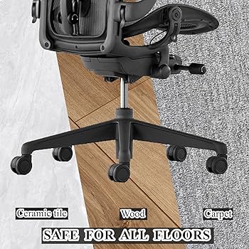 Amazon.co.jp: オフィスチェアキャスターホイール交換、2.36インチ