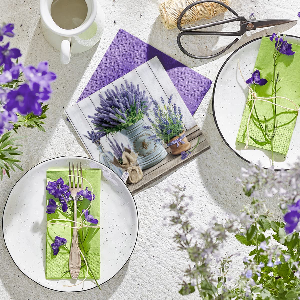 Ambiente Tovaglioli Di Carta 3 Veli 33x33 Cm - Confezione Da 20 Con Motivo Acchiappasogni - Ecologici FSC