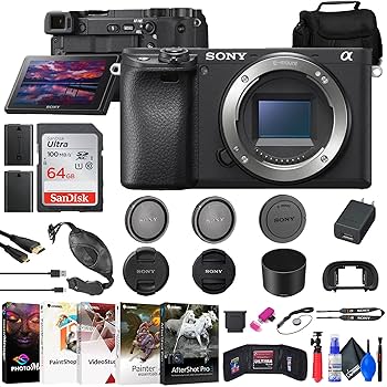 Sony Alpha 6400 (model ILCE‑6400/B) Sony Alpha 6400 APS-C Interchangeable Lens Camera & Lens Kit
