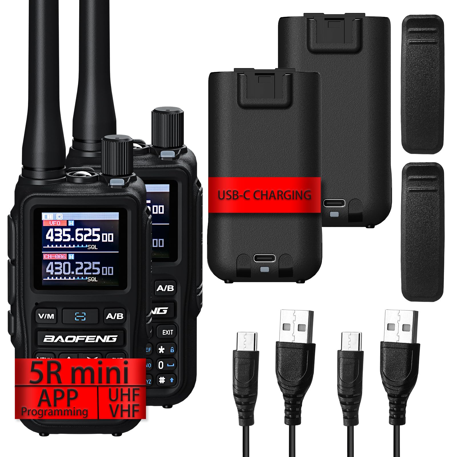 Amazon.com: BAOFENG uv-5r mini Ham Radio,uv5r mini Handheld App