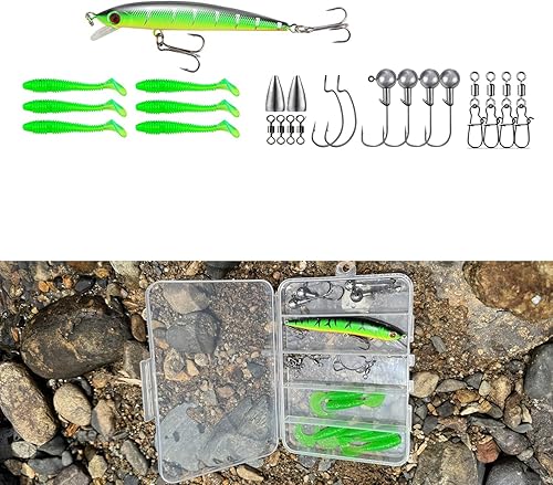 Miniatura 5 de Paquete de 2 cañas de pescar, combos de caña de pescar con caña de pescar telescópica, carretes giratorios, bolsa de transporte de pesca para Negro