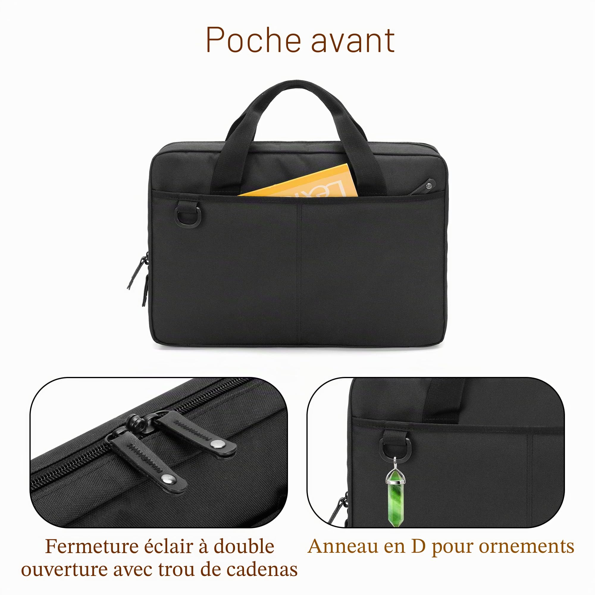 samdew Sac à Couteaux de Chef avec Plus de 20 Emplacements, Sac de Voyage Professionnel avec Trou de Verrouillage et Plusieurs Poches, Design Breveté, Sac Uniquement