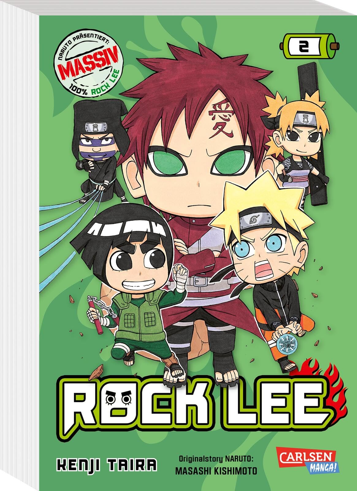 Rock Lee Massiv 2: Der NARUTO-Spin-off als Massiv-Ausgabe | NARUTO MASSIV der Bestseller-Garant und Welterfolg präsentiert ROCK LEE MASSIV.
