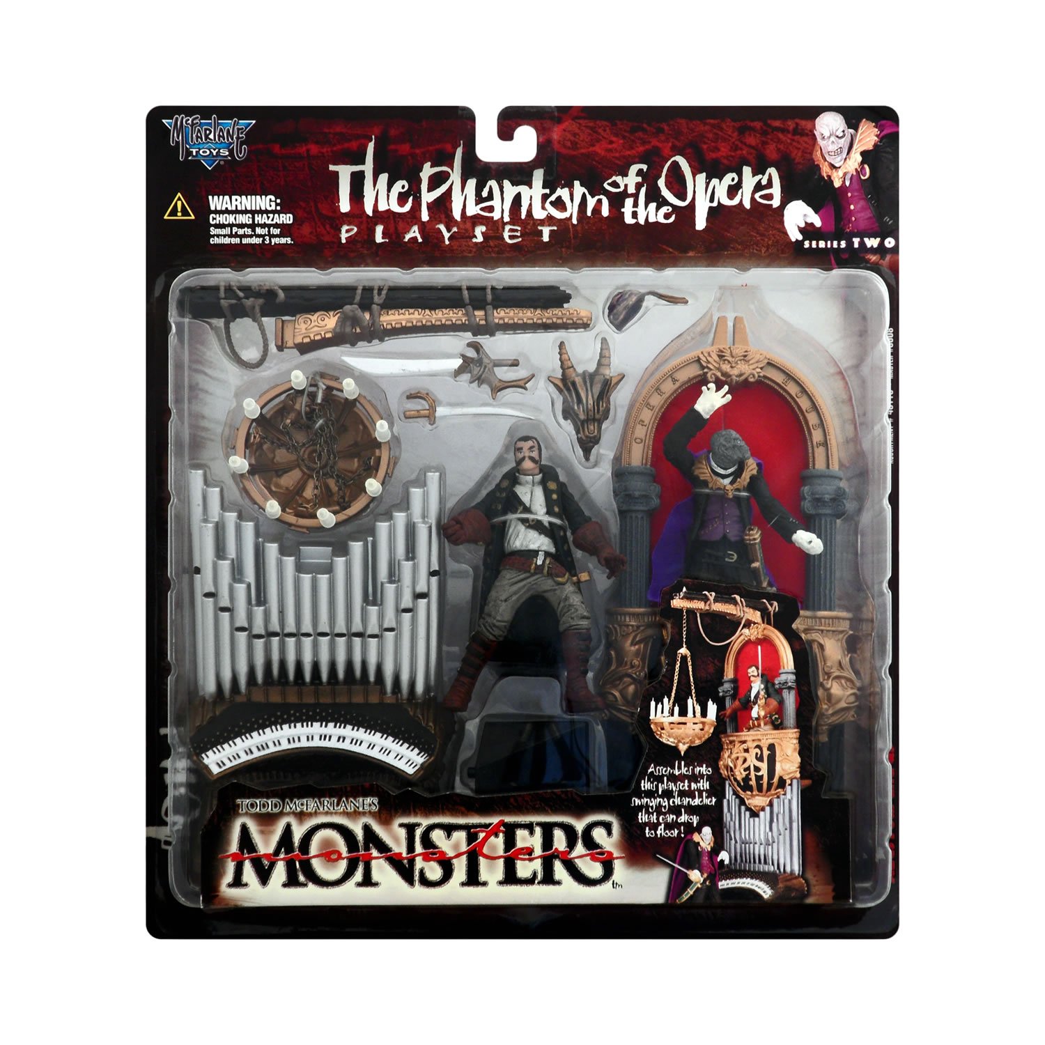 Amazon.com: Monsters Series 2 the Phantom of the Opera Playset