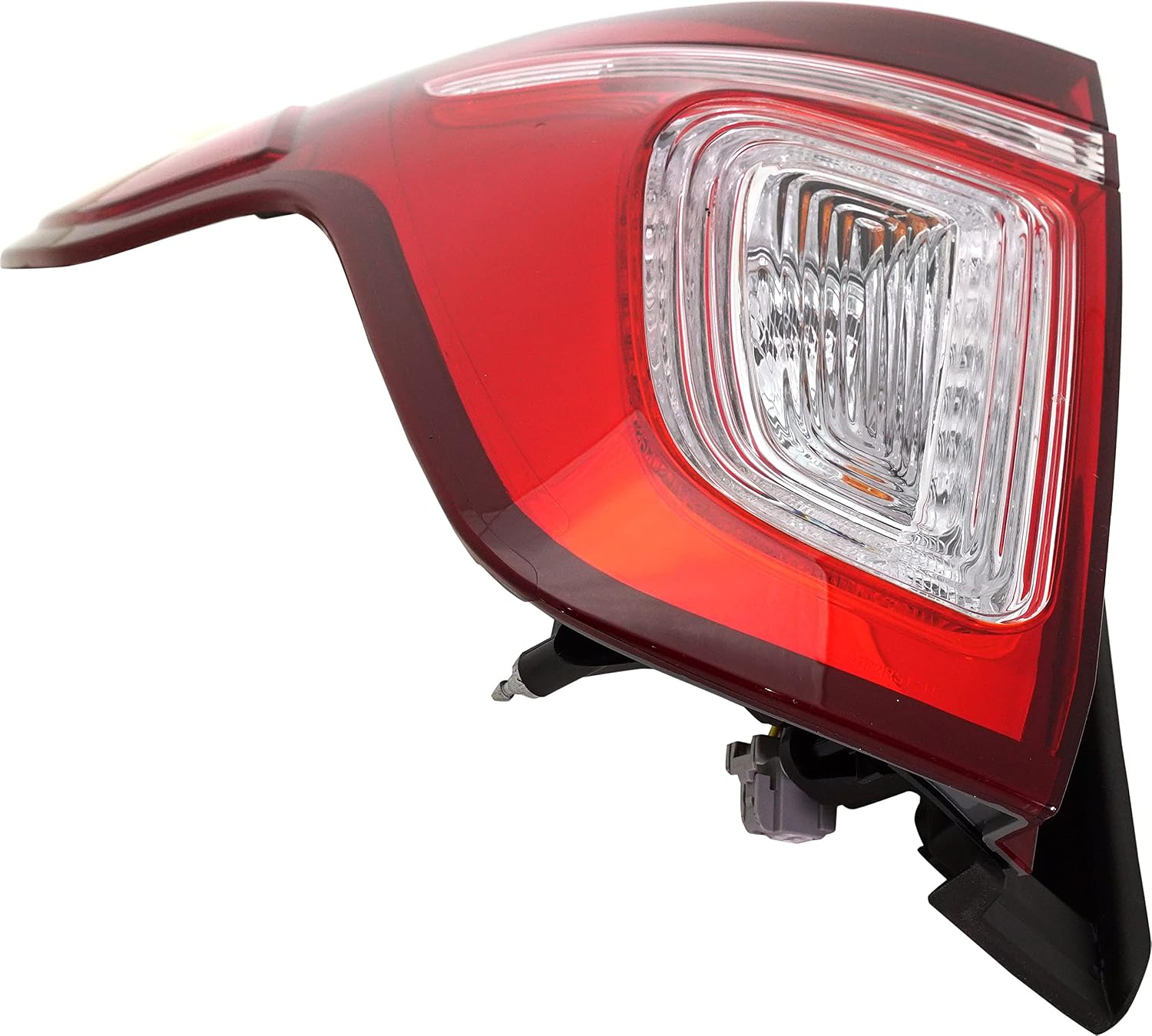 Evan Fischer Driver Side Tail Light Assembly Compatible with 2011-2015 Ford Explorer, 2013-2015 Police Interceptor Utility, CAPA Clear and Red Lens With Bulb