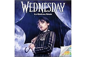 Addams Family Wednesday Calendar 2025