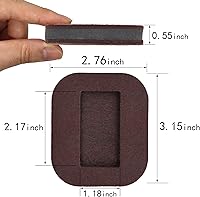 Vista 6 de Paquete de 5 protectores de fieltro para patas de silla, almohadilla para preservar muebles de madera dura para evitar deslizamientos, evitar